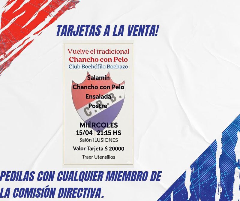 SE VIENE EL TRADICIONAL "CHANCHO CON PELO"