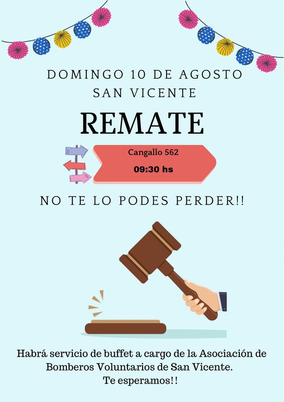 HAY REMATE EN SAN VICENTE
