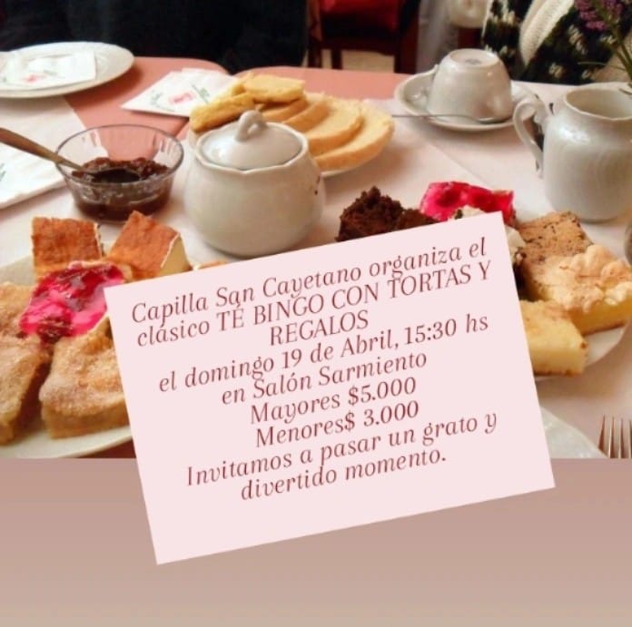 TE BINGO CAPILLA SAN CAYETANO EN SAN VICENTE