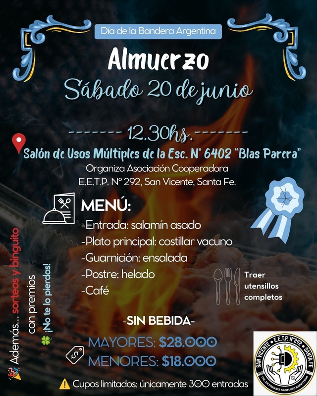 TRADICIONAL ALMUERZO DE LA ESCUELA TÉCNICA DE SAN VICENTE