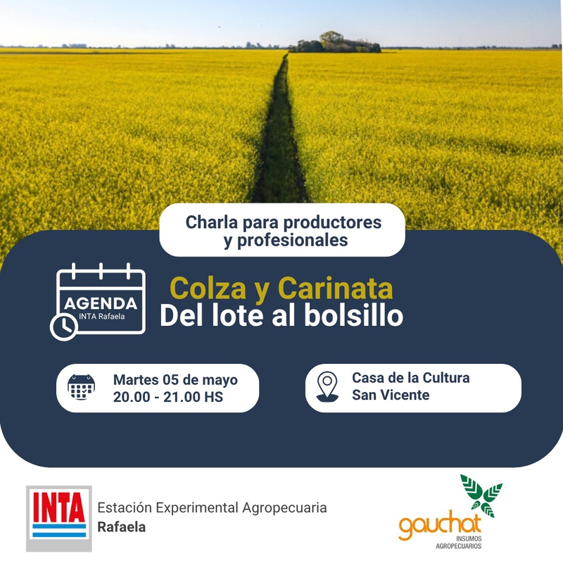 CHARLA Y CAPACITACIÓN PARA PRODUCTORES AGROPECUARIOS