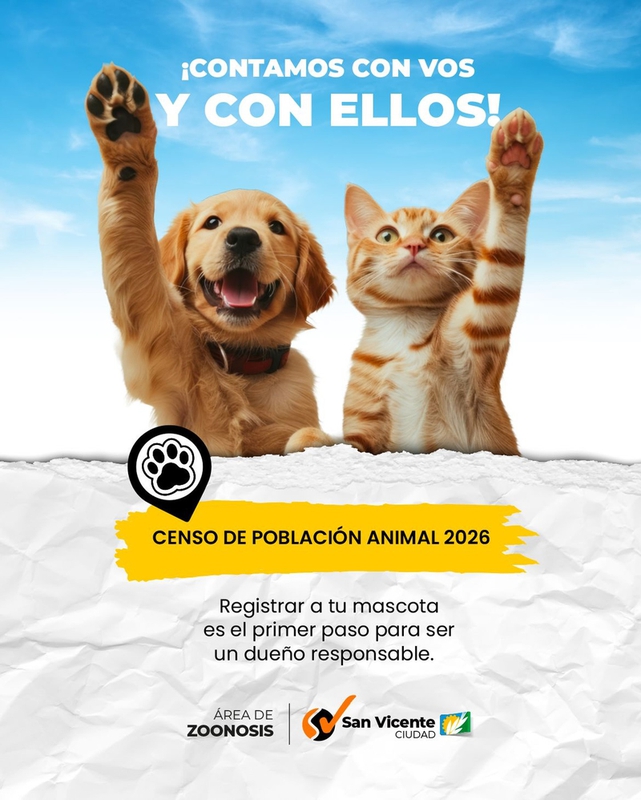 CENSO DE POBLACIÓN ANIMAL EN SAN VICENTE