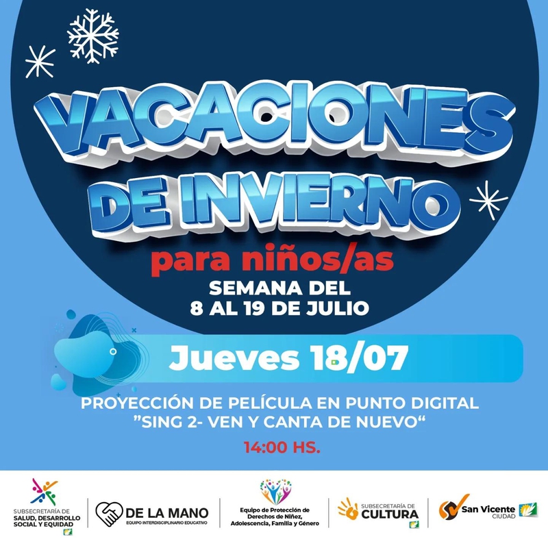 VACACIONES DE INVIERNO EN SAN VICENTE