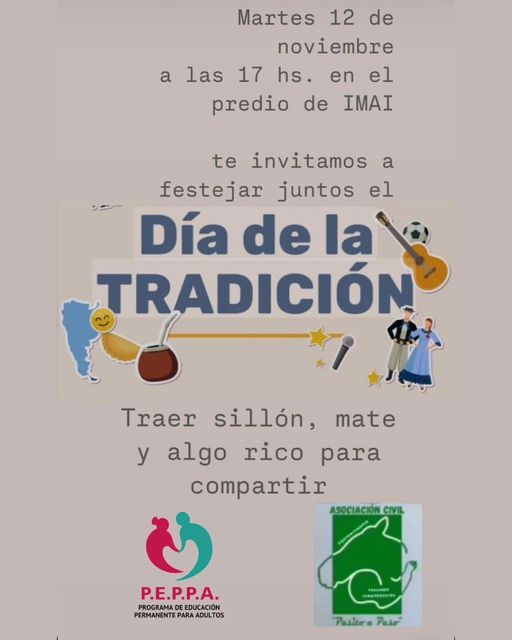 CELEBRAMOS EL DÍA DE LA TRADICIÓN