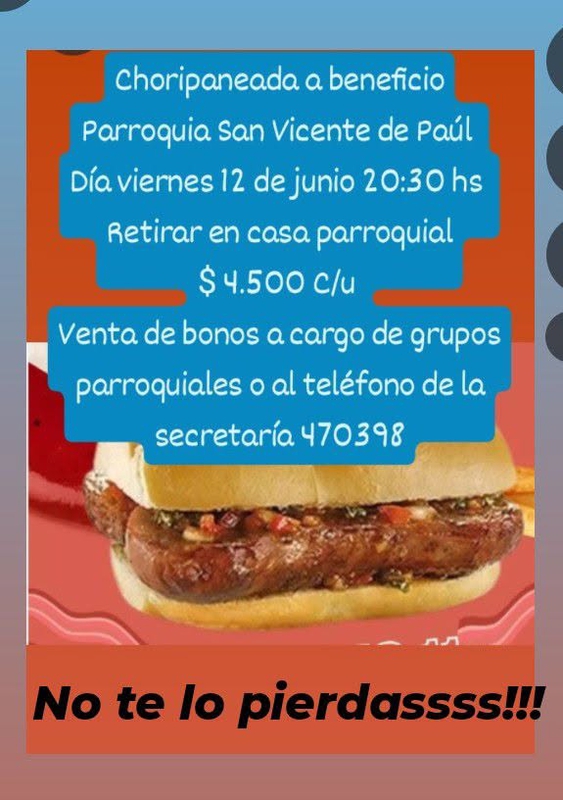 CHORIPANEADA EN LA IGLESIA DE SAN VICENTE