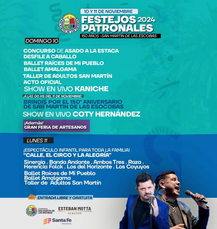 FIESTAS PATRONALES EN SAN MARTIN DE LAS ESCOBAS