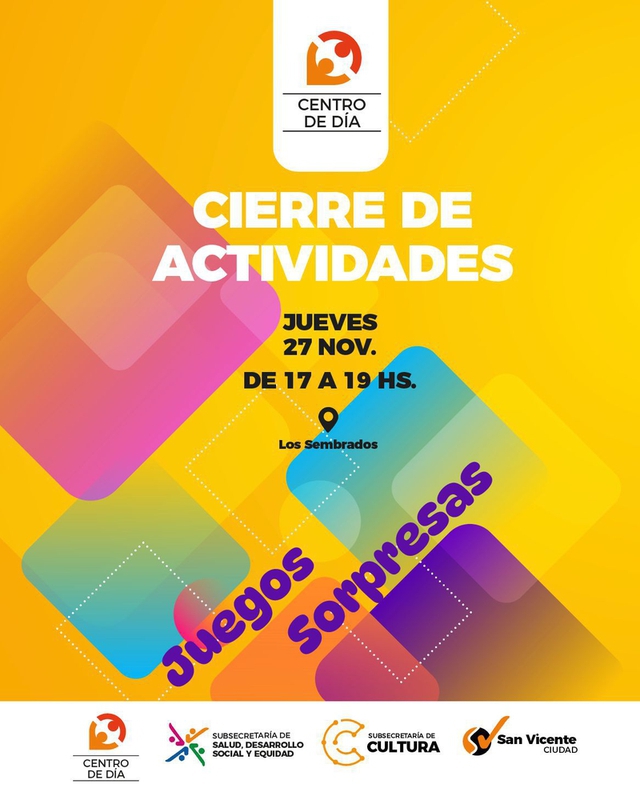 CIERRE DE ACTIVIDADES EN LOS SEMBRADOS