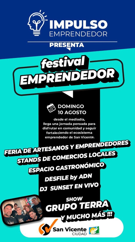 SE VIENE EL FESTIVAL DEL EMPRENDEDOR EN SAN VICENTE