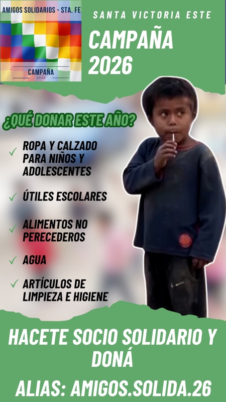 NUEVA CAMPAÑA DE AMIGOS SOLIDARIOS