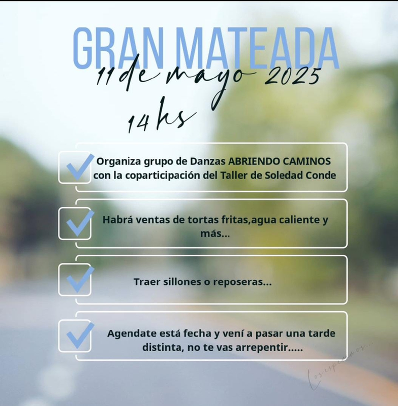 SE VIENE LA GRAN MATEADA EN EL PARAJE LOS SEMBRADOS
