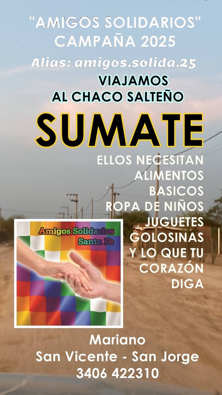 CAMPAÑA "AMIGOS SOLIDARIOS 2025" EN SAN VICENTE