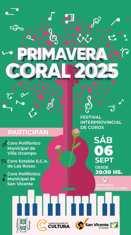 SE VIENE EL PRIMAVERAL CORAL EN SAN VICENTE