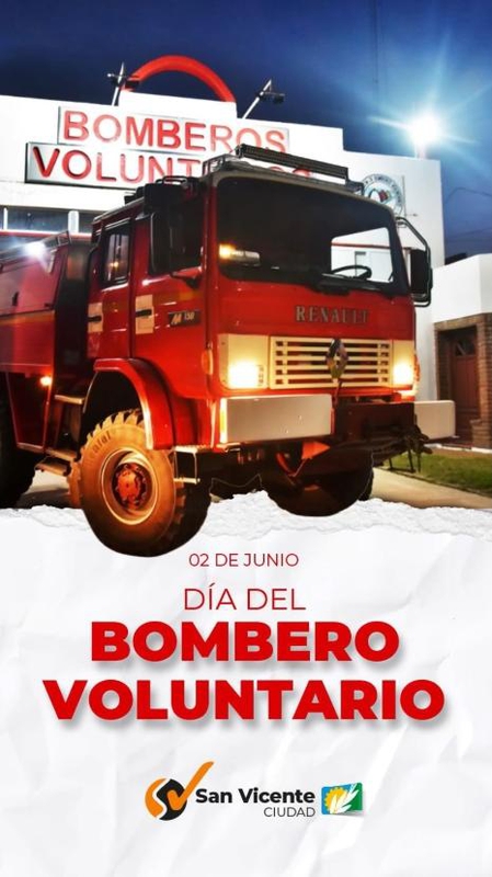 2 DE JUNIO: DÍA NACIONAL DEL BOMBERO VOLUNTARIO