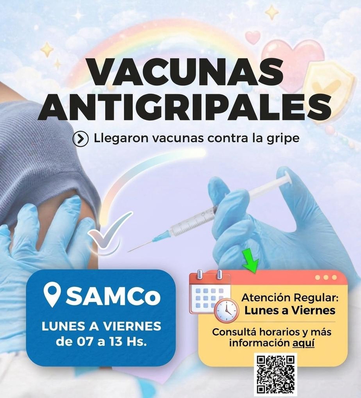 LLEGARON LAS NUEVAS VACUNAS ANTIGRIPALES EN SAN VICENTE