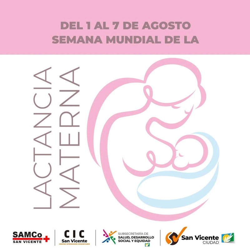 SEMANA DE LA LACTANCIA MATERNA EN SAN VICENTE