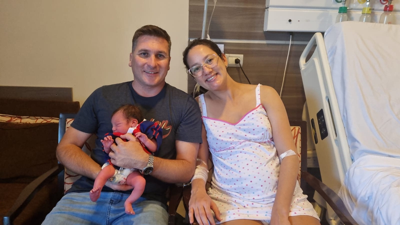 EL PRIMER BEBE DEL 2023 EN RAFAELA ES SANVICENTINO