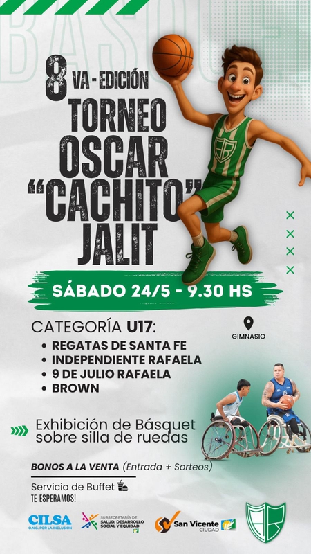 SE VIENE LA 8° EDICIÓN DEL TORNEO OSCAR "CACHITO" JALIT