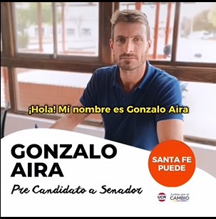 EL INTENDENTE DE SAN VICENTE, GONZALO AIRA CONFIRMO SU PRE CANDIDATURA HACIA EL SENADO