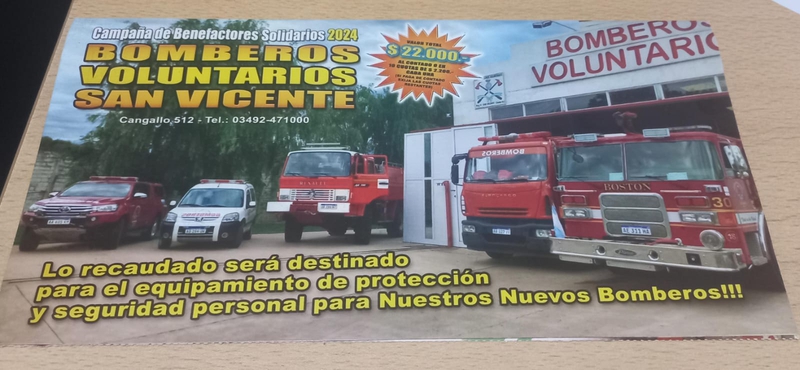 Ganadores del Sorteo del Bono Bomberos Voluntarios.