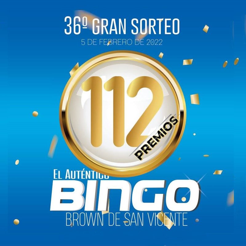 Lista de Ganadores de la 36° Edición del Auténtico Bingo de Brown.