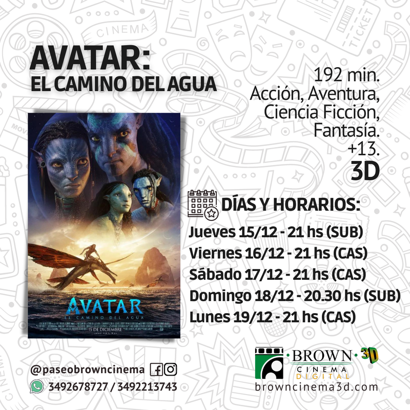 AVATAR: EL CAMINO DEL AGUA (3D)