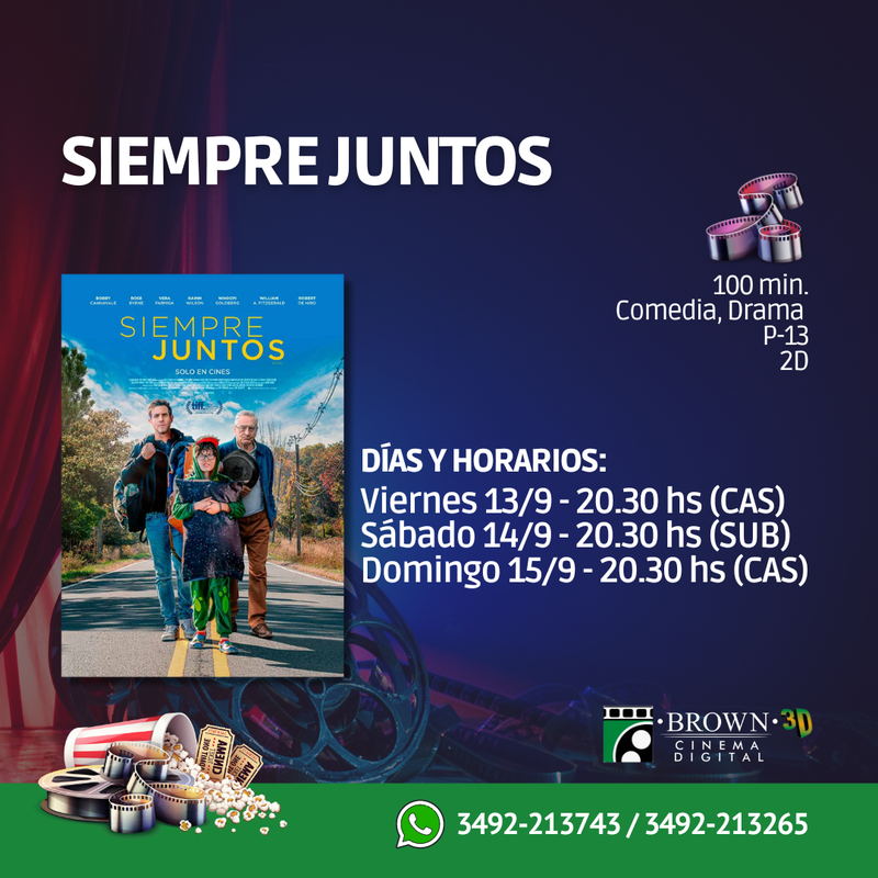 BROWN CINEMA: "SIEMPRE JUNTOS".