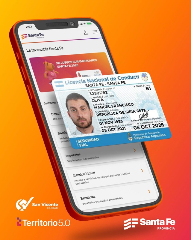 TÚ LICENCIA DE CONDUCIR AHORA EN LA APP “MI SANTA FE”