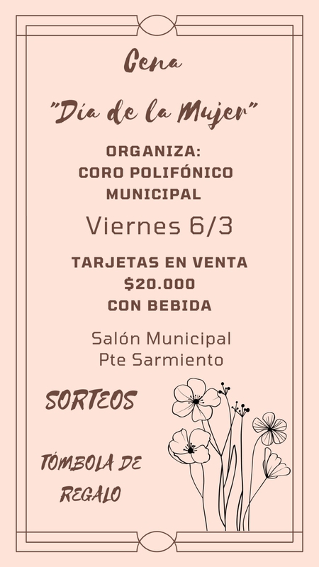CENA DE LA MUJER EN SAN VICENTE