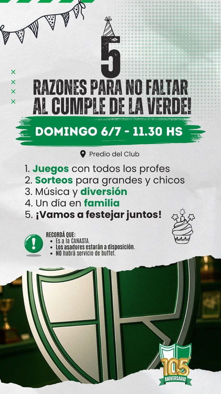 UN FESTEJO DE CUMPLE DIFERENTE EN BROWN