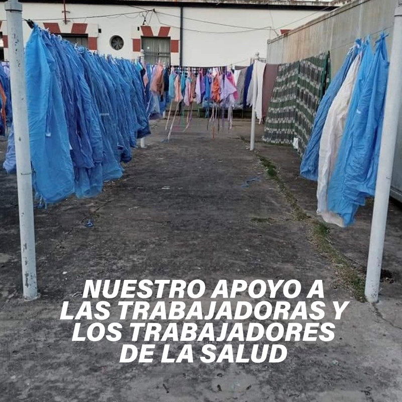 COMUNICADO EN APOYO A LOS TRABAJADORES Y LAS TRABAJADORAS DE LA SALUD