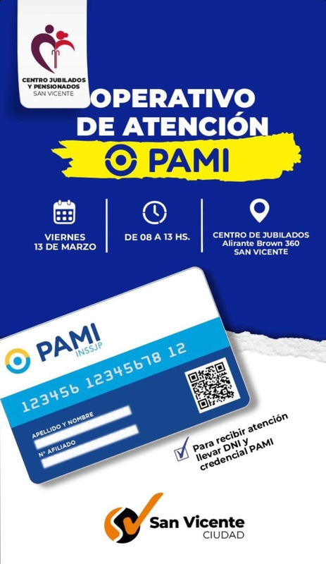 VISITA DE PAMI Y ANSES EN SAN VICENTE