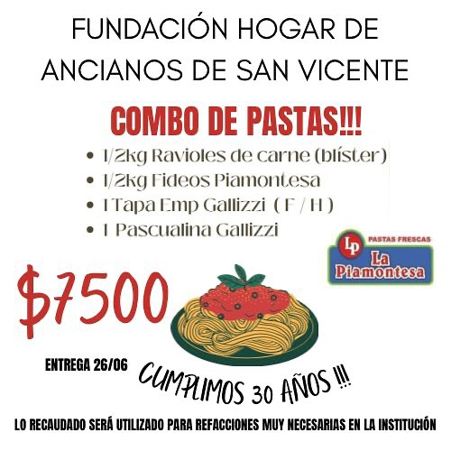 CAMPAÑA SOLIDARIA PARA EL HOGAR DE ANCIANOS DE SAN VICENTE