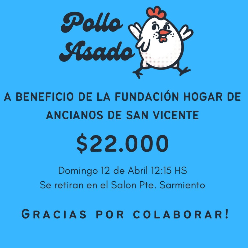 VENTA DE POLLO ASADO EN SAN VICENTE