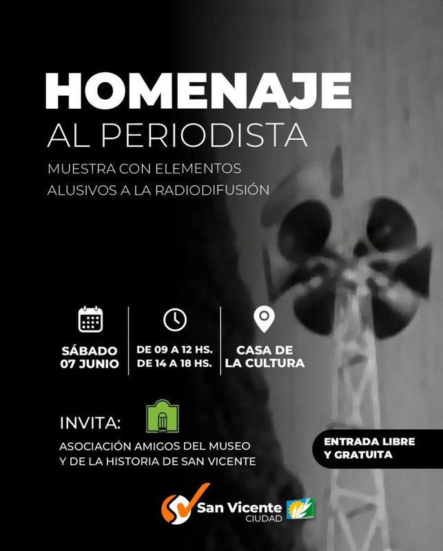 MUESTRA ITINERANTE Y EN ADHESIÓN AL DÍA DEL PERIODISTA