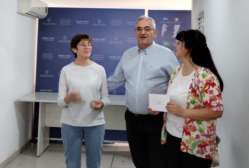 ALCIDES CALVO SE REUNIÓ CON INSTITUCIONES Y  COMUNAS DEL DEPARTAMENTO CASTELLANOS