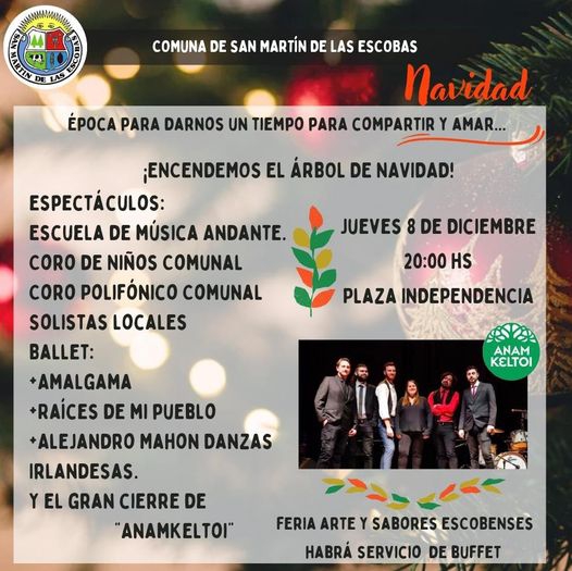 ENCENDEMOS EL ÁRBOL DE NAVIDAD EN SAN MARTIN DE LAS ESCOBAS !!!