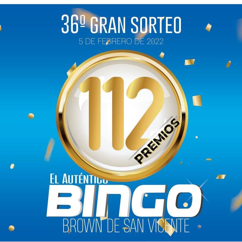 Ganador del Sorteo Semanal del Auténtico Bingo Brown de San Vicente.