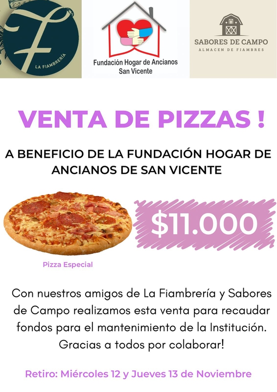 LA FUNDACION DEL HOGAR DE ANCIANOS DE SAN VICENTE Y UN BENEFICIO