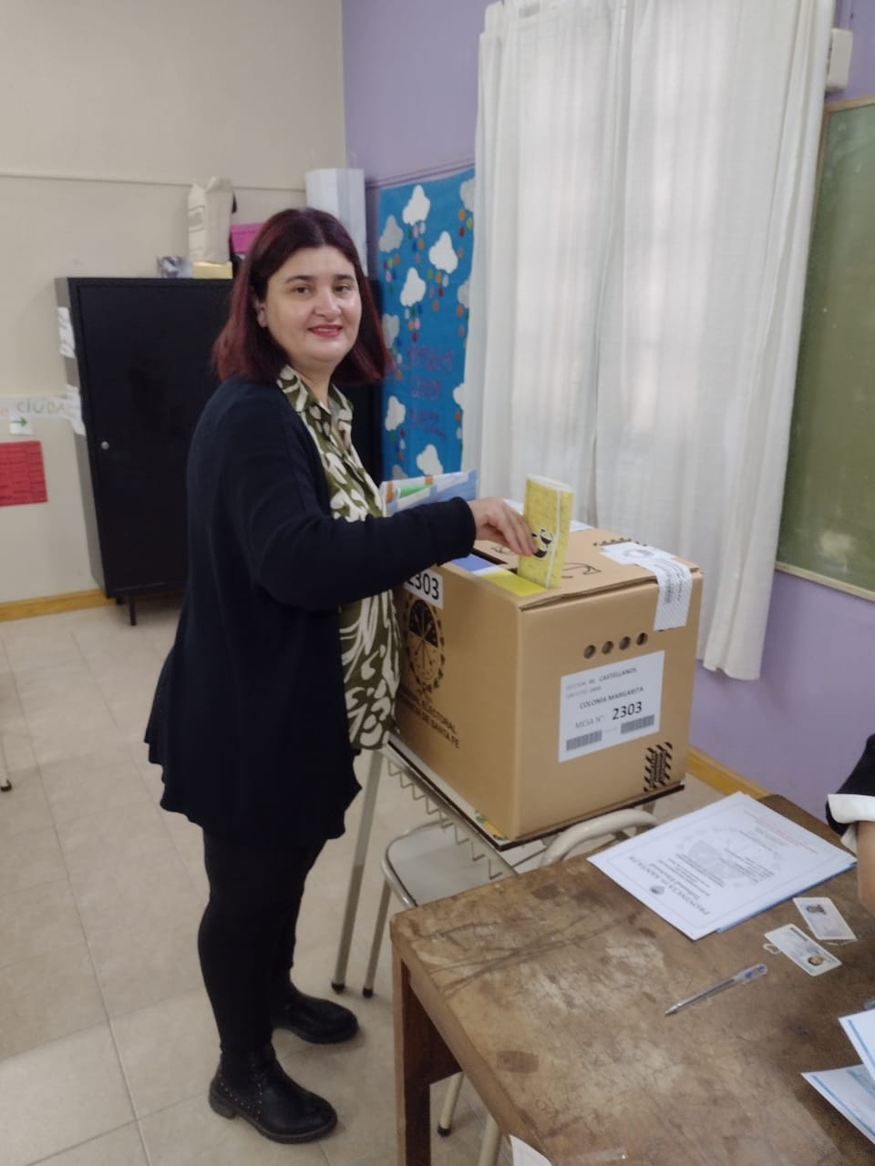 TITI MURATOFRE FUE REELECTA  EN COLONIA MARGARITA