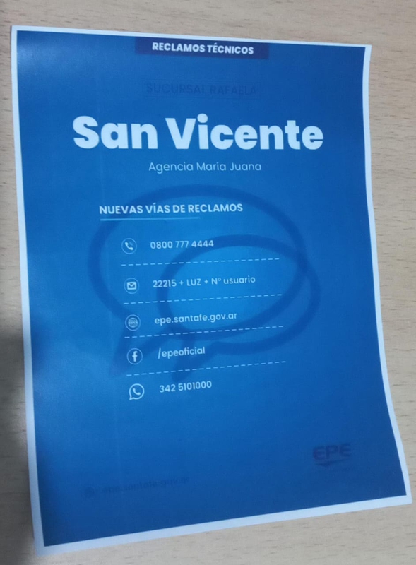 LA EPE INCORPORA CANALES DE ATENCIÓN PARA USUARIOS DE SAN VICENTE