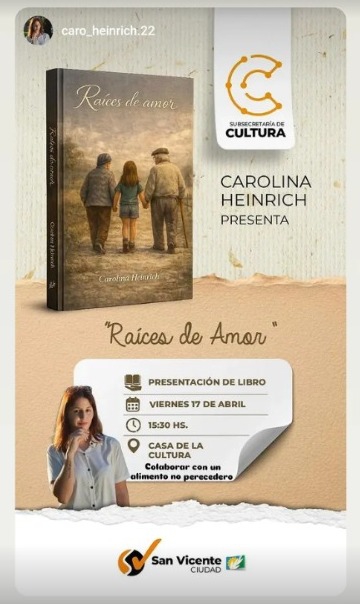 CAROLINA HEINRICH PRESENTA SU LIBRO.