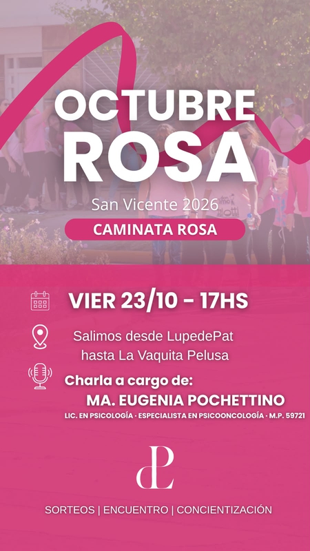 OCTUBRE - CAMINATA ROSA