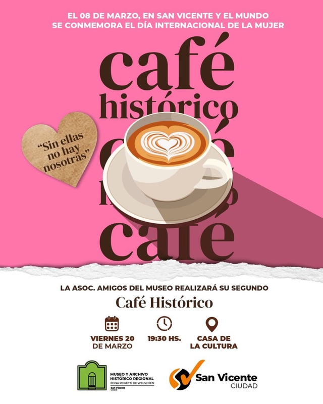 SE VIENE EL 2° CAFÉ HISTÓRICO EN SAN VICENTE