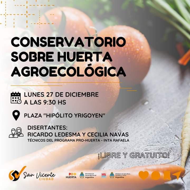 CONSERVATORIO SOBRE HUERTA AGROECOLÓGICA